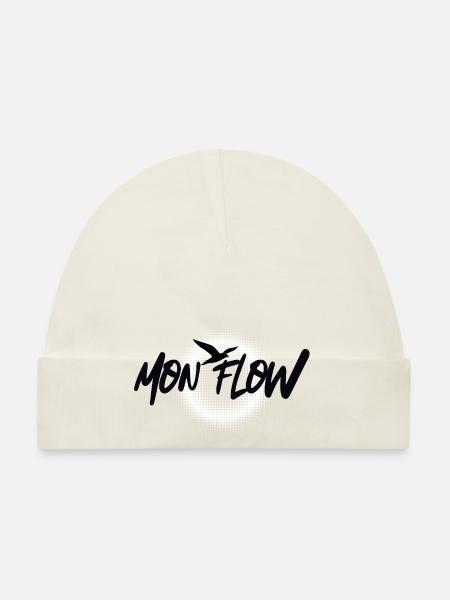 Mon Flow – Freiheit & Flow im modernen Design - Baby Bio-Mütze - Rosa - Vorne