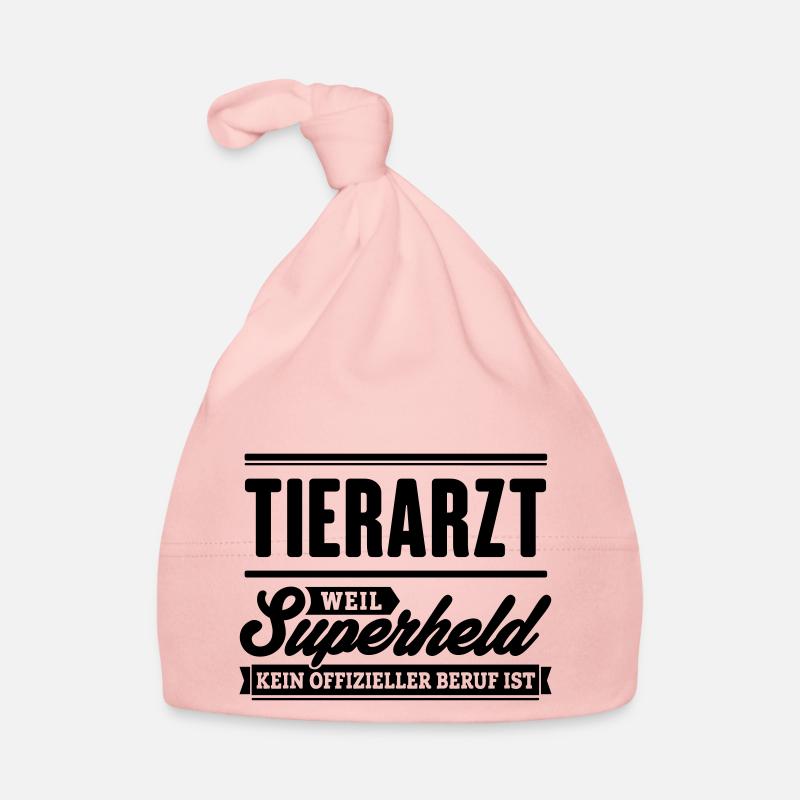 Superheld Tierarzt Baby Bio-Mütze