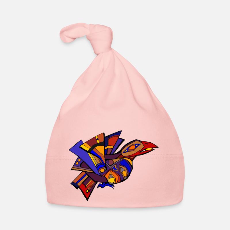 A Mayan bird Organic Baby Cap