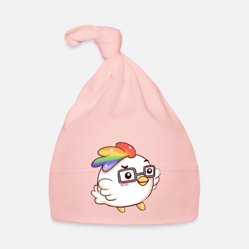 Regenbogen Baby Bio-Mütze