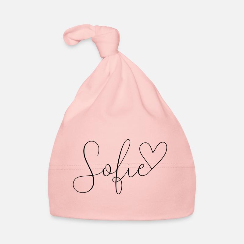 Sofie Nom Prénom Fille Bonnet bio Bébé