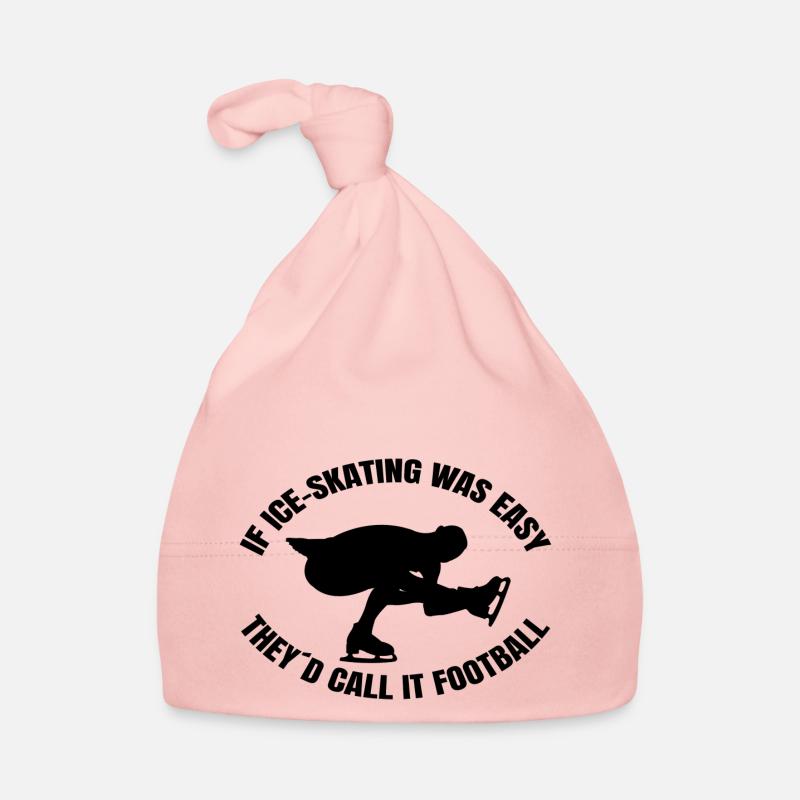 Schlittschuh Eiskunstlauf Eiskunstlaufen Eislauf Baby Bio-Mütze