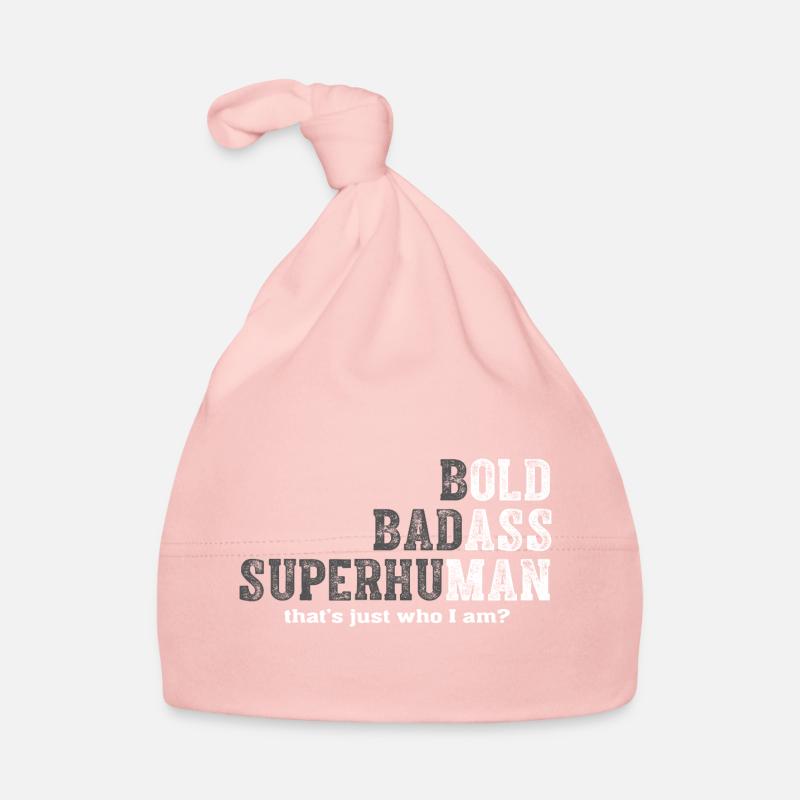 Bold Badass Superhuman Baby Bio-Mütze