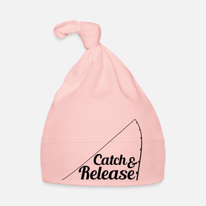 release throw back catch and release angler Organic Baby Cap