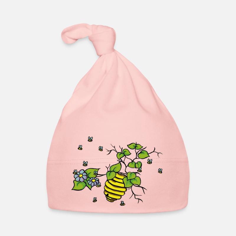beehive on my tree Organic Baby Cap
