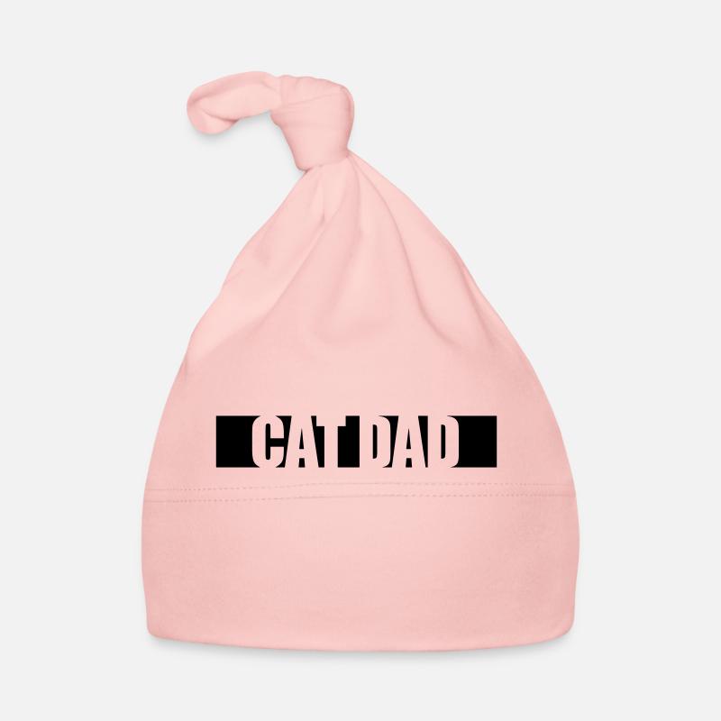 Conception de bande de papa de chat Bonnet bio Bébé