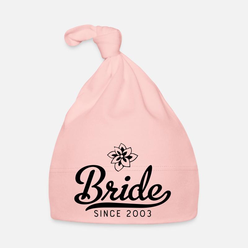 Bride since 2003 Organic Baby Cap