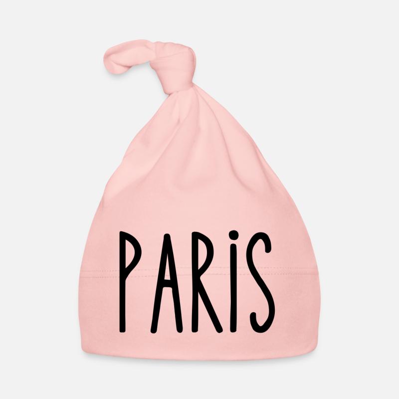 Paris Typography Design – Elegant & Chic Graphic Organic Baby Cap