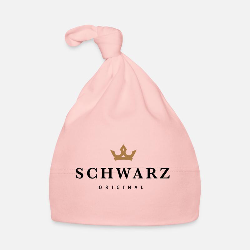 Schwarz Baby Bio-Mütze