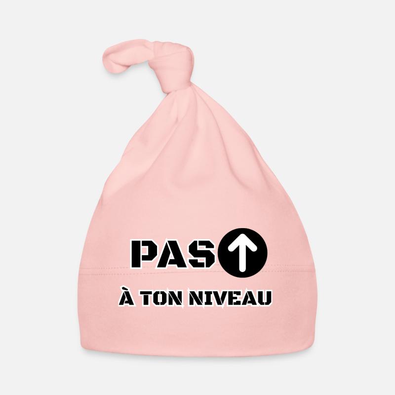 PAS À TON NIVEAU Bonnet bio Bébé