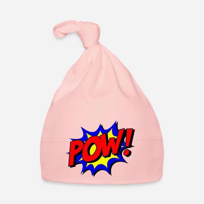 POW Design Superheld Baby Bio-Mütze