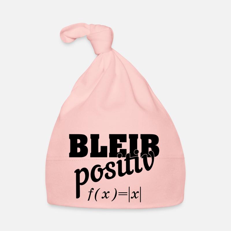 Bleib positiv Schule Lehrer Student Baby Bio-Mütze