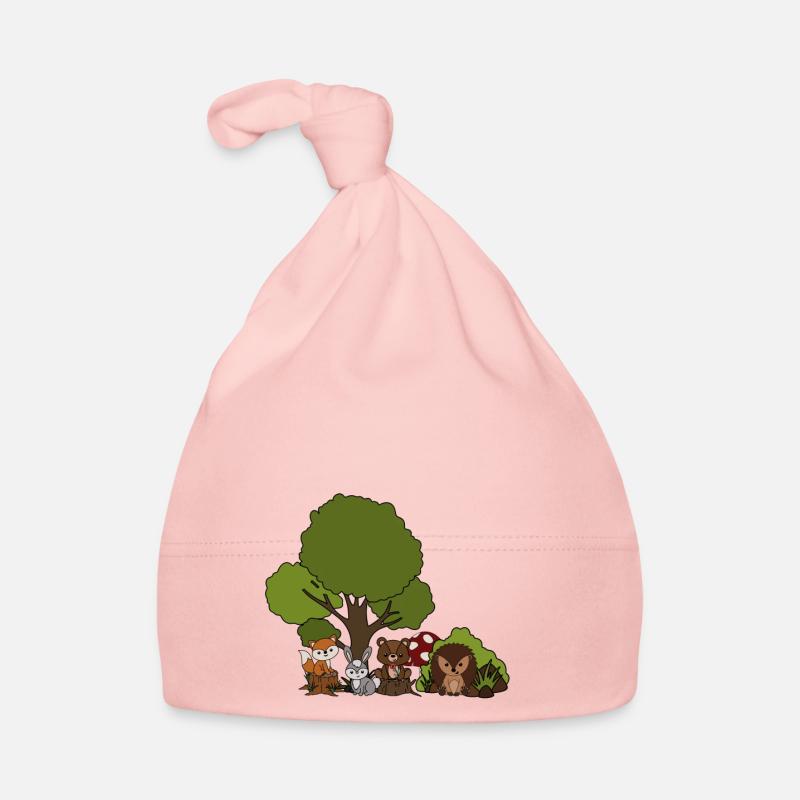 Forest animals Organic Baby Cap