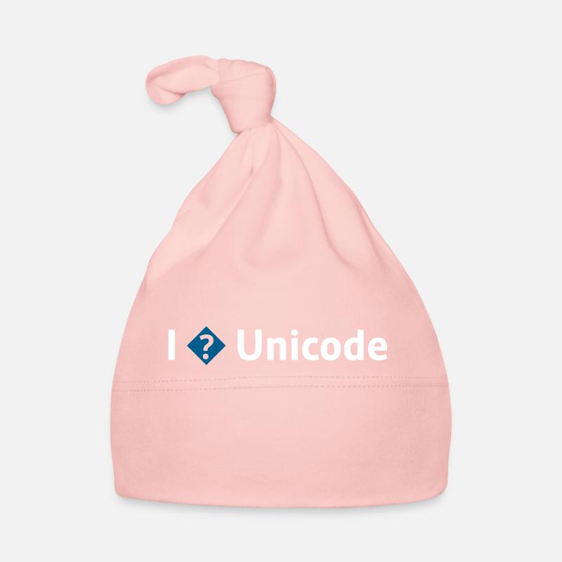 J’aime Unicode / Je déteste Unicode / Je ? Unicode Bonnet bio Bébé