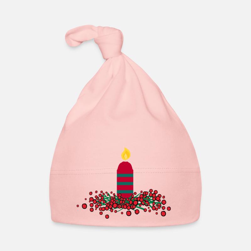 Bougie de Noël 3 Bonnet bio Bébé