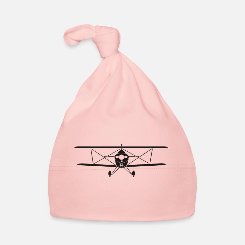 pitts_frontal - Bonnet bio Bébé - rose
