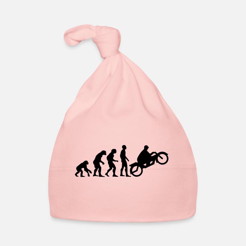 motor evolution 2 - Organic Baby Cap - pink