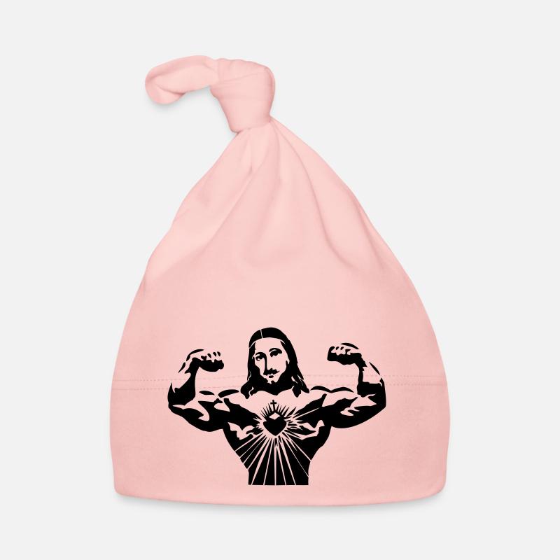JESUS CHRIST SUPERSTAR - Bonnet bio Bébé - rose