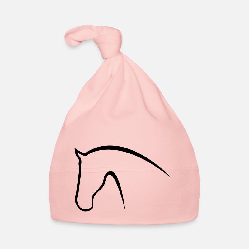 Pferdekopf Baby Bio-Mütze