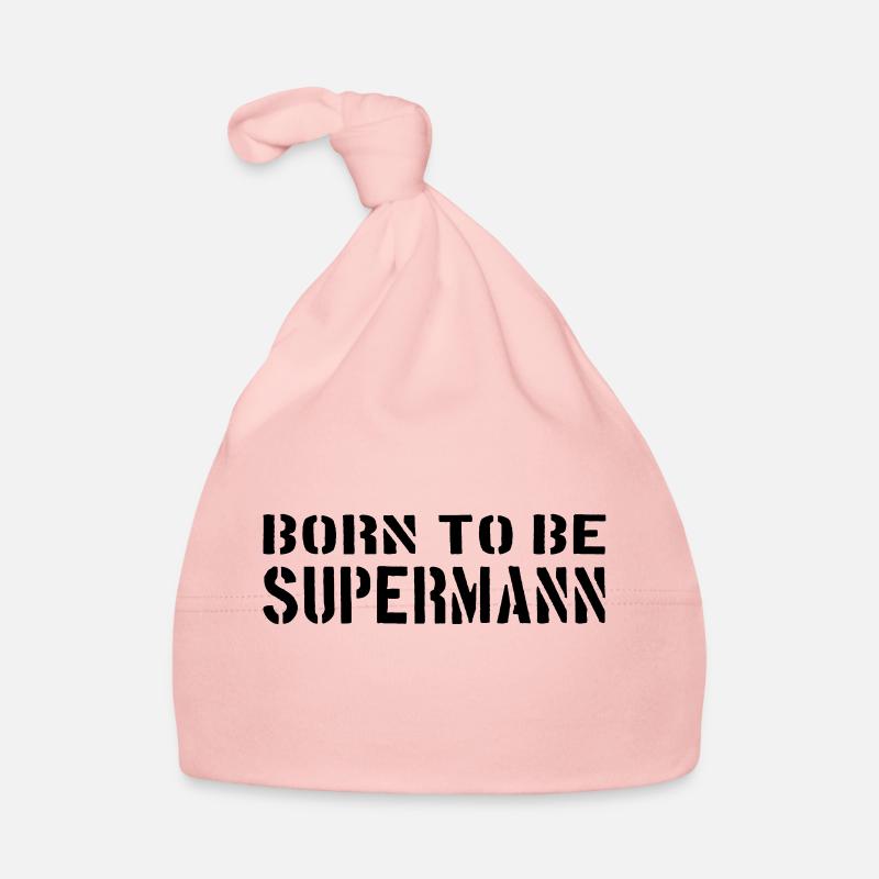 born to be Supermann Baby Bio-Mütze
