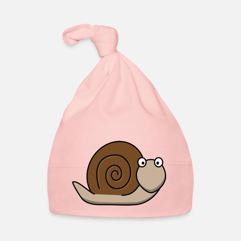 Snail brun Bonnet bio Bébé