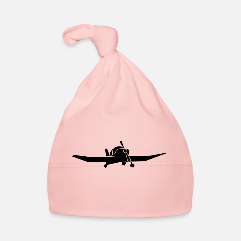 DR400 Robin Flugzeug Geschenk - Baby Bio-Mütze - Rosa