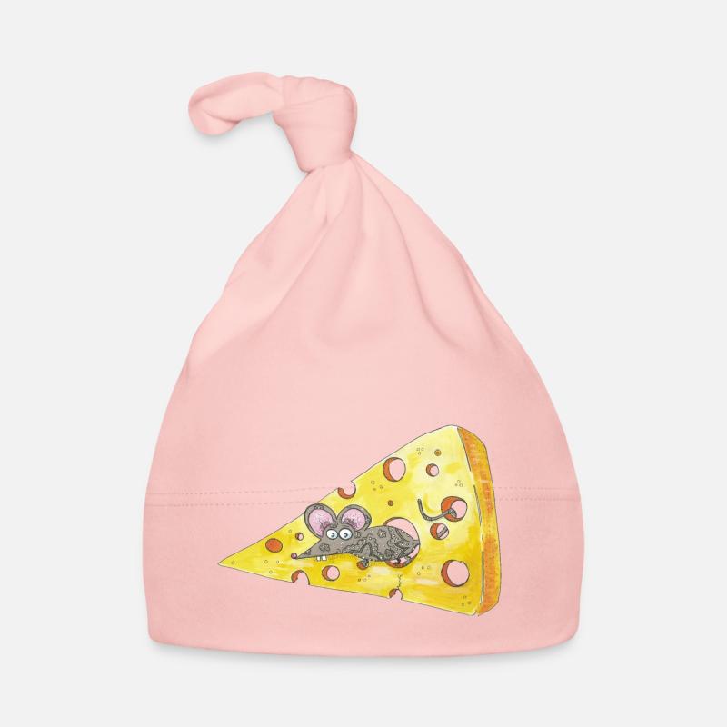 Cheese crunchy mouse Organic Baby Cap