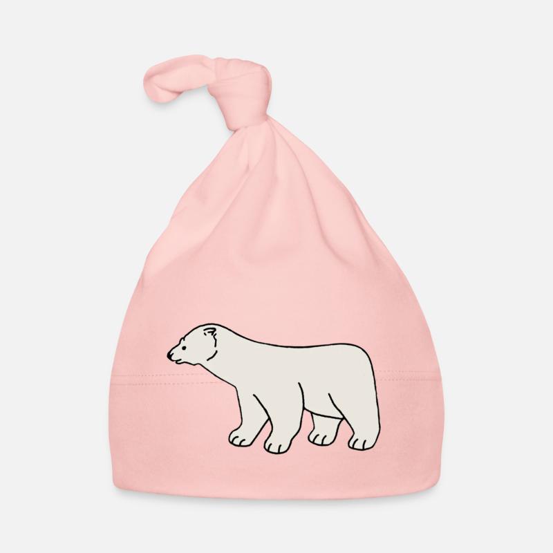 polar bear north pole north pole alaska9 Organic Baby Cap