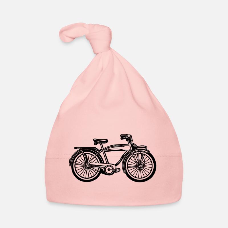 Plage croiseur vélo 01_schwarz - Bonnet bio Bébé - rose