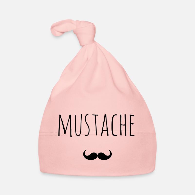 Mustache beard gift idea Organic Baby Cap