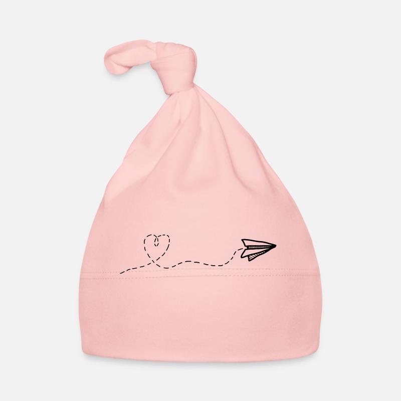 Fly Heart - Bonnet bio Bébé - rose