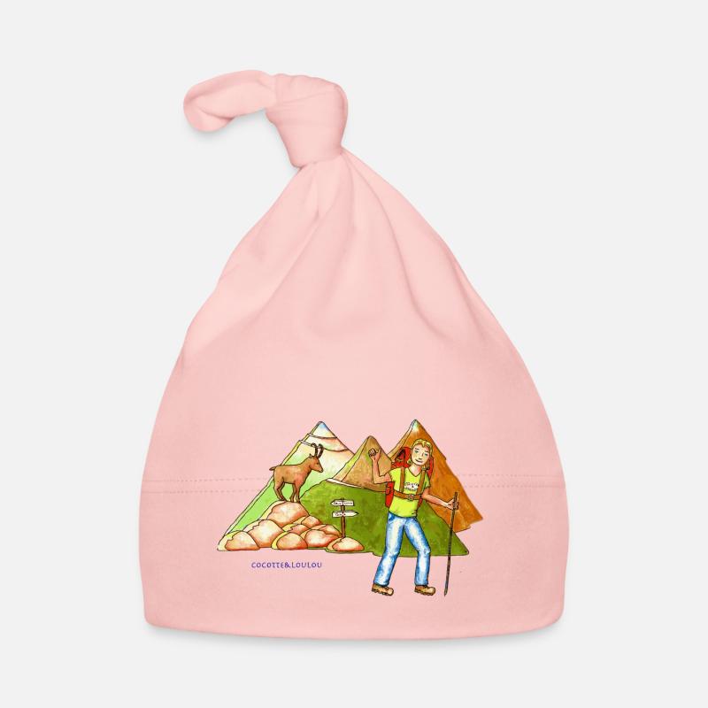 Le GR20 de Steph - Bonnet bio Bébé - rose