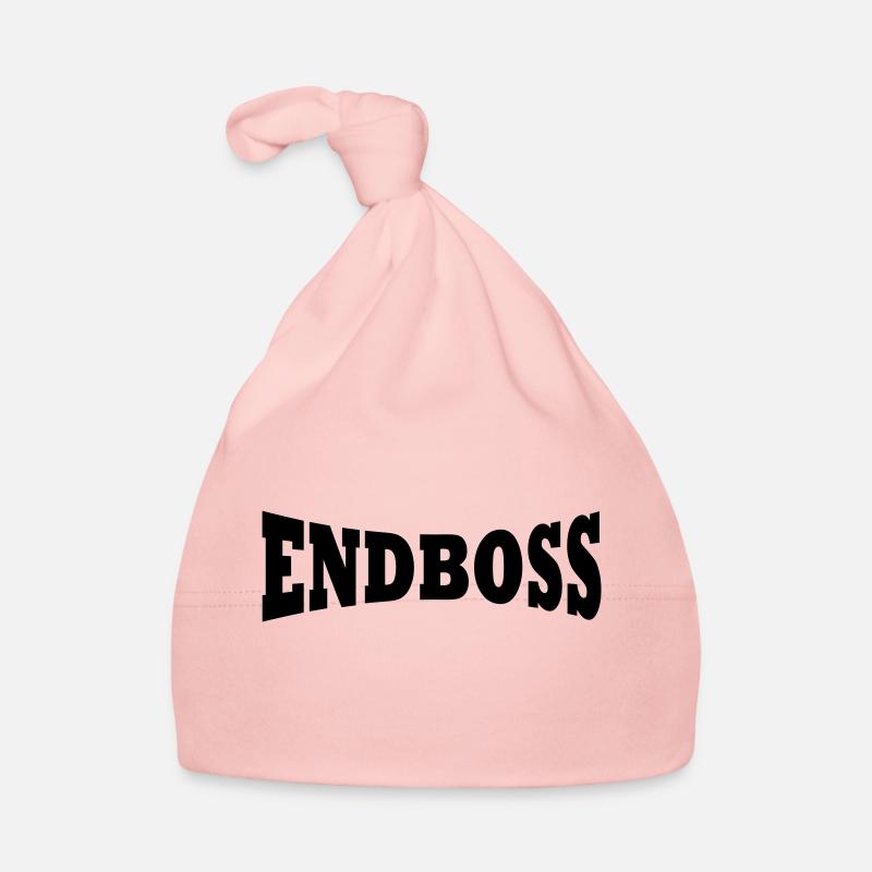 Final boss logo Organic Baby Cap