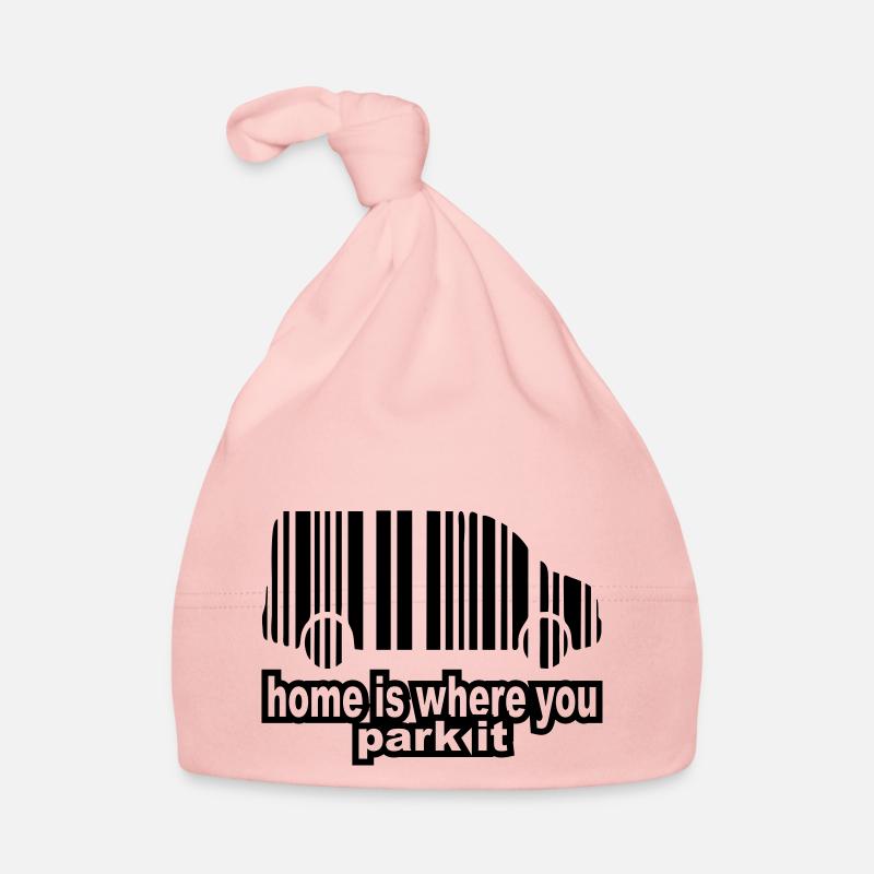 home is where you park it Baby Bio-Mütze