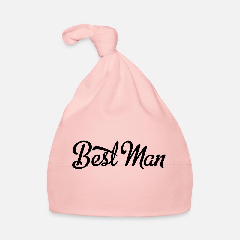 best man Organic Baby Cap
