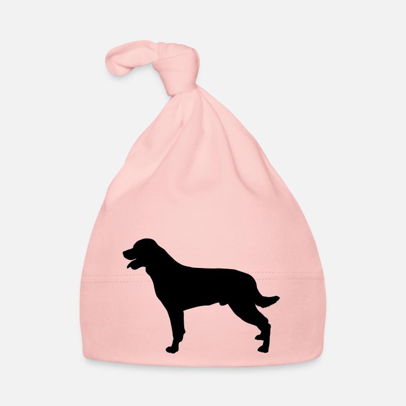 rottweilers - Organic Baby Cap - pink