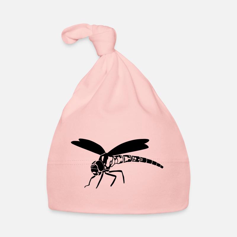 Libelle - Baby Bio-Mütze - Rosa