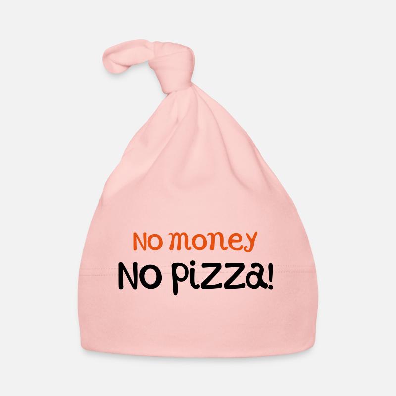pizza - Bonnet bio Bébé - rose
