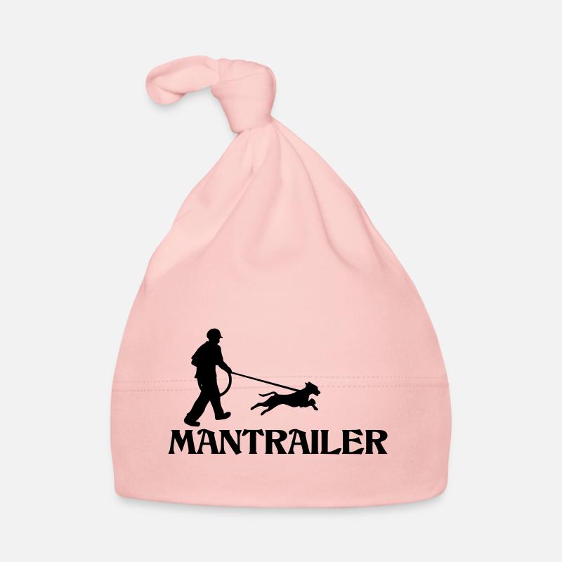 Chiens Mantrailer passe Mantrailing - Bonnet bio Bébé - rose