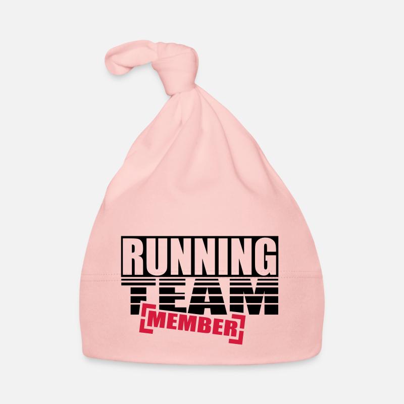 courir membre de l'équipe Bonnet bio Bébé
