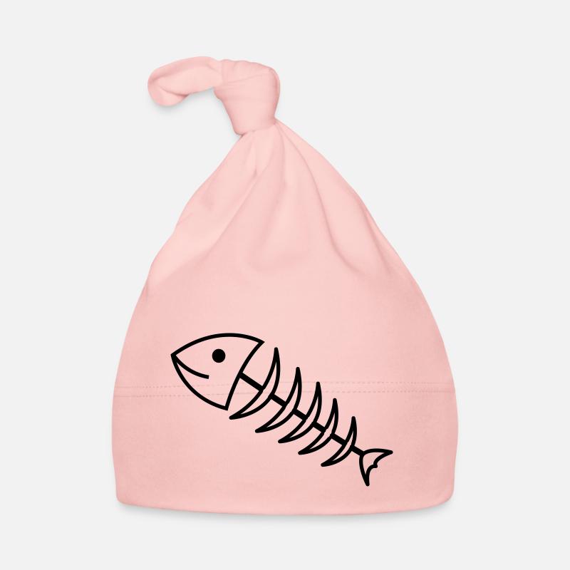 fischgraete1 Organic Baby Cap