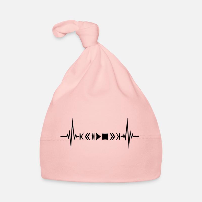 play pulse frequency heart beat cool buttons loud re Organic Baby Cap