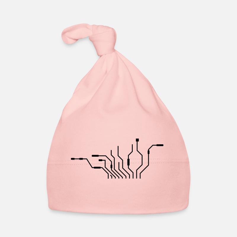 pc lignes processeur fil de fil câblage compu Bonnet bio Bébé