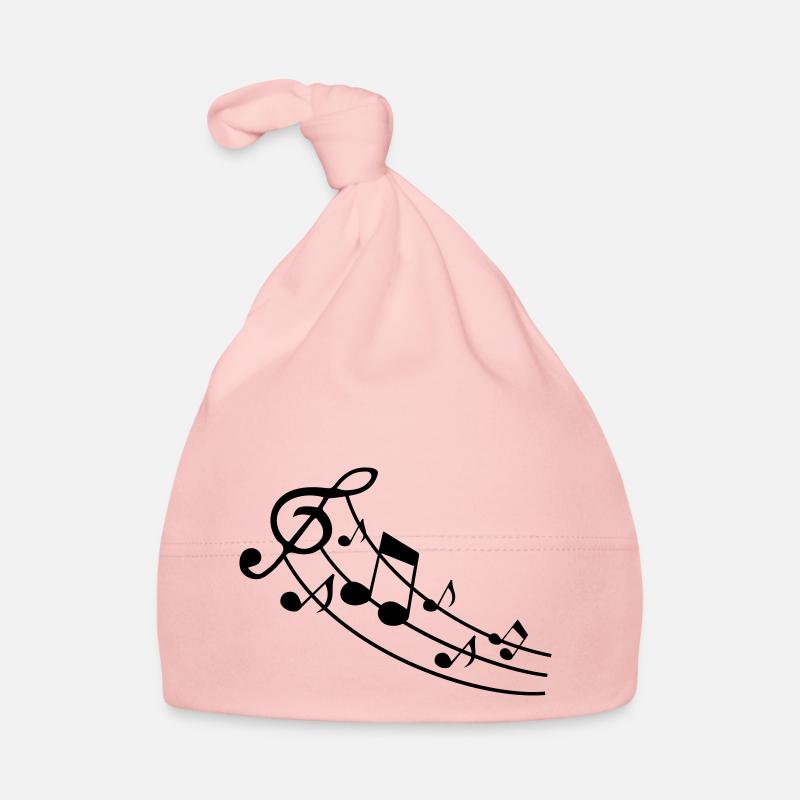 music design musiknote Baby Bio-Mütze