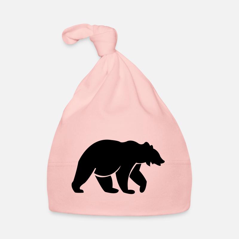 baer_01 - Baby Bio-Mütze - Rosa