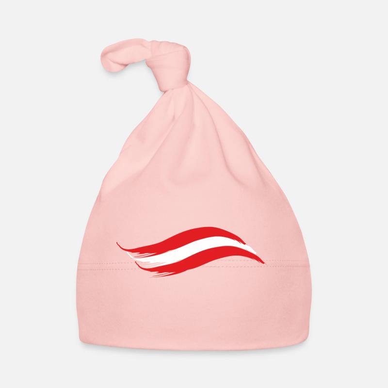 AUSTRIA NATIONAL FLAG Organic Baby Cap