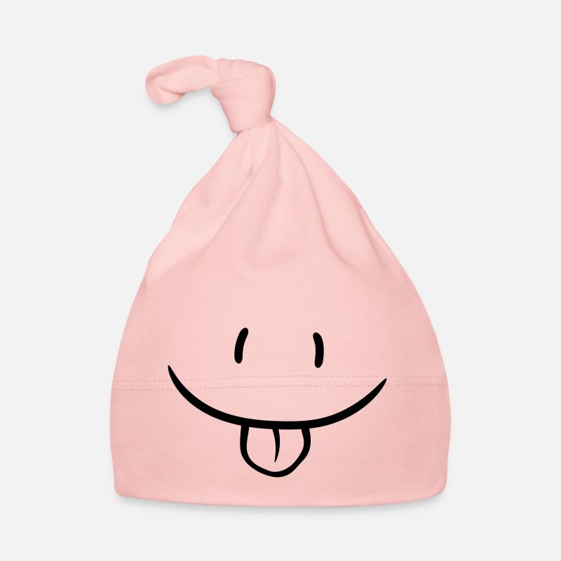 Comic Gesicht Frech Baby Bio-Mütze