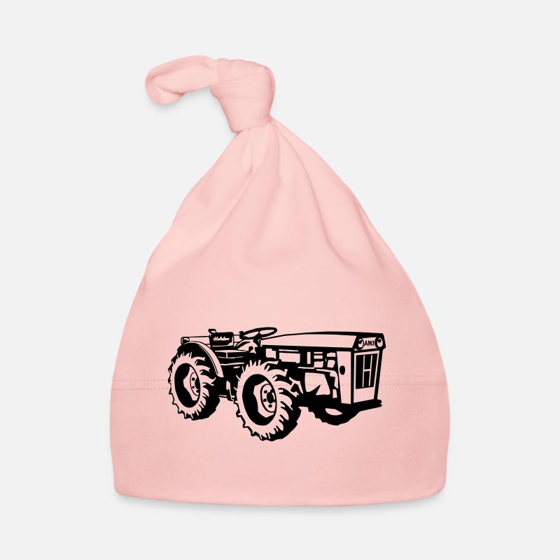 Holder Traktor Knicklenker AM2 AG3 - Baby Bio-Mütze - Rosa