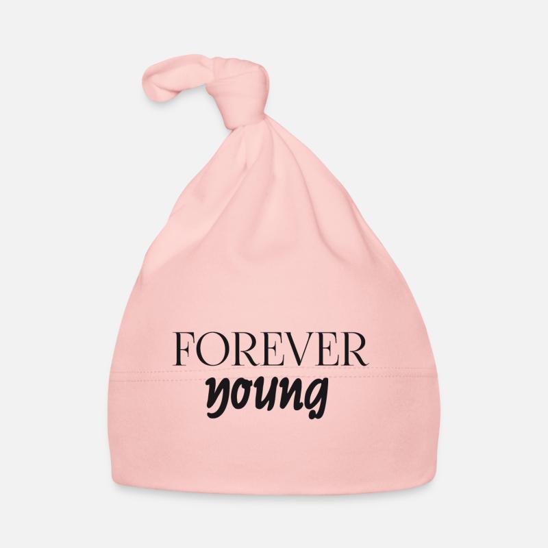 Forever Young - Geburtstagsgeschenk Baby Bio-Mütze