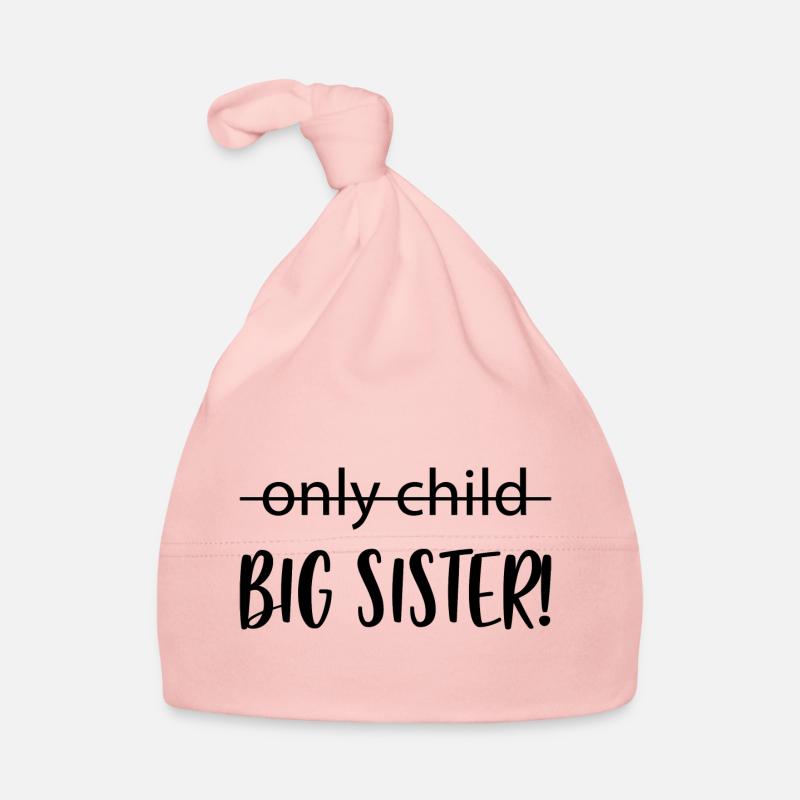Einzelkind Grosse Schwester Spruch Geschenk Baby Bio-Mütze